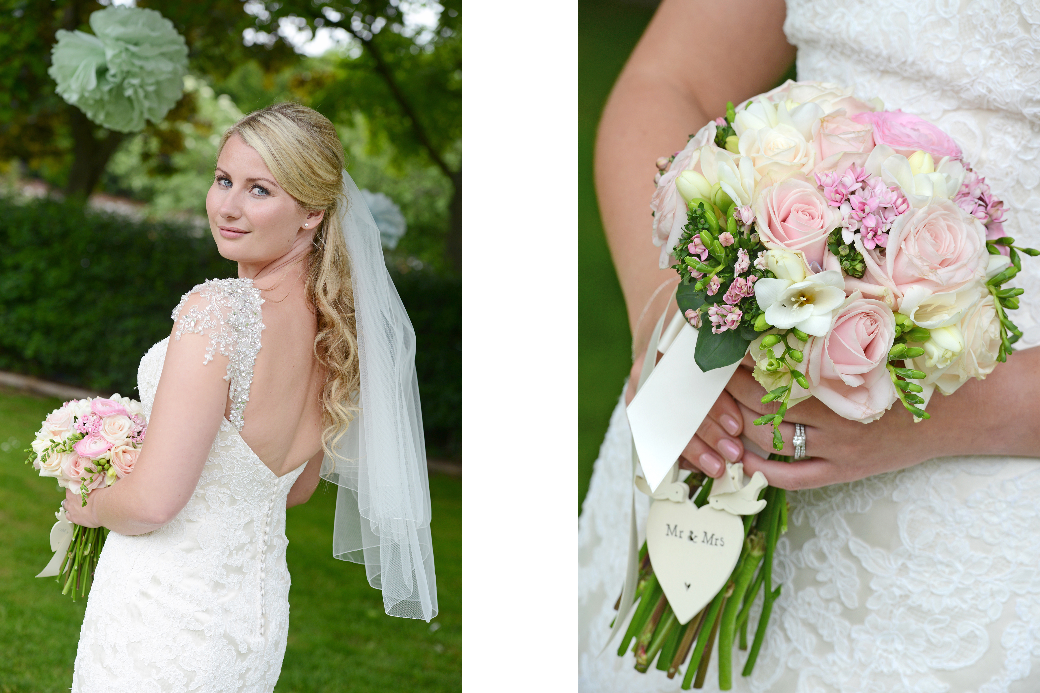 bride and bouquet